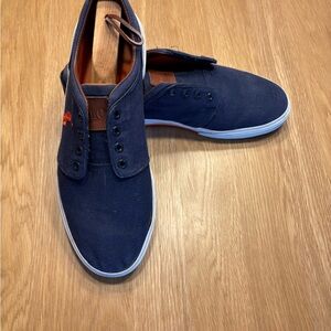 Polo Ralph Lauren Dark Blue Canvas Sneakers